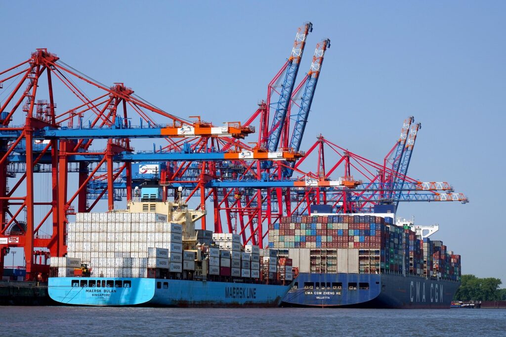 port, loading, container, transport, supply chain, ship, crane, hamburg, container terminal, terminal, freight, logistics, supply chain, supply chain, supply chain, supply chain, supply chain